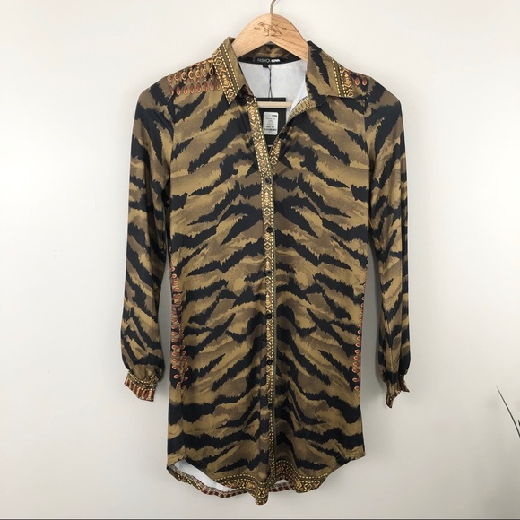 Fashion Nova NWT Wild Day Mini Dress - Picture 3 of 6